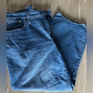 Madewell perfect vintage wide-leg crop jean - 33